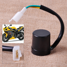 12V DC 3 Wire Round Turn Signal Relay Flasher fit for GY6 50cc 125cc 150cc 250cc Motorcycles Scooters Moped ATV