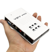 Game Gaming V2V Pro AV S-Video Box to VGA Video OSD Monitor Converter Convertor Switcher Multi Signal for PS2 PS3 Wii XBOX360