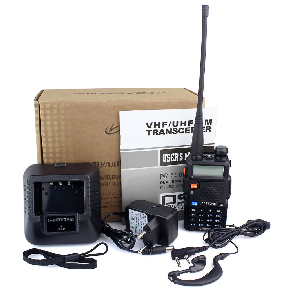 100%  Zastone ZT-V8A +   5  FM  128CH VHF / UHF136-174 / 400 - 520  DTMF VOX   
