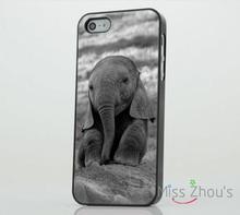 Cute Baby Elephant Dumbo back skins mobile cellphone cases for iphone 4/4s 5/5s 5c SE 6/6s plus ipod touch 4/5/6