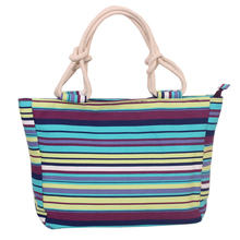 Fashion canvas bags for woman handbag big famous multicolor handbag