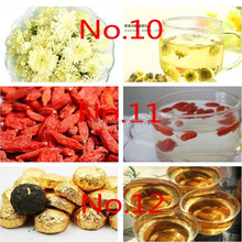 Promotion Natural Organic 12 Different Flavor Health Care Oolong Black Tea Dahongpao Green Tea Scented tea