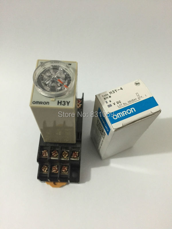 1set h3y 4 dc 24v 10s delay timer time relay 0 10 seconds 24vdc with base us420 1set h3y 4 dc 24v 10s delay timer time relay 0 10 seconds 24vdc with base us420