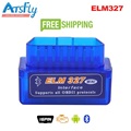 Super Mini ELM327 obd2 Bluetooth Interface V2 1 OBD2 OBDII Auto car Diagnostic Tool ELM 327