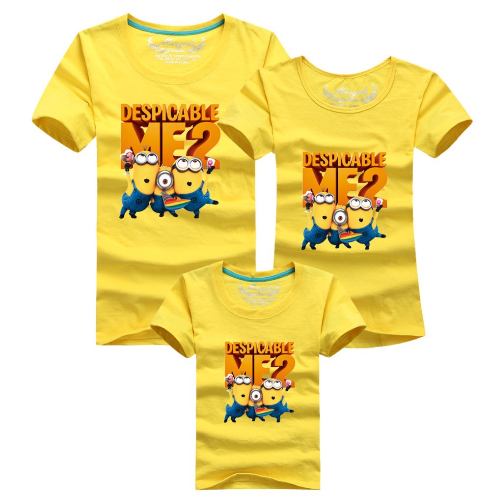 Boys Girls Childs Childrens Kids Despicable Me Minions TShirt Tee Top Minion