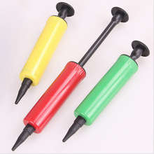 1PCS Plastic Soccer Ball W Needle Ball Party Balloon Inflator Air Pump Portable Useful Balloon Decoration Tools