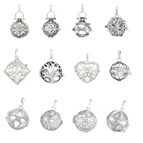 1pc-925-Sterling-Silver-Cages-wholesale-mix-styles-for-20MM-Angel-caller-balls-Mexican-bola-baby