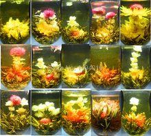 10 PCS Chinese Blooming Flower Tea Natural Handmade Flower Tea , 80g+Free Shipping+Gifts,10 Different Kinds Blooming Flower Tea