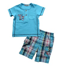 children Summer clothing set baby boy clothes kids cotton t shirt short pants boy clothes suit