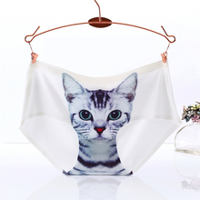 Maternity Intimates Seamless 3D underwear women briefs Cats Print women panties female underwear Panty Ladies Panties