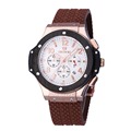 SKONE Male Date Chronograph Watches Men Silicone Strap Big Face Waterproof Sport Watch Men Casual Wristwatch