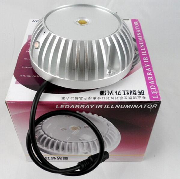 CCTV Surveillance IR Illuminator Day Night 850nm 70-80 Square meter LED Array For CCD Camera/120 Degree