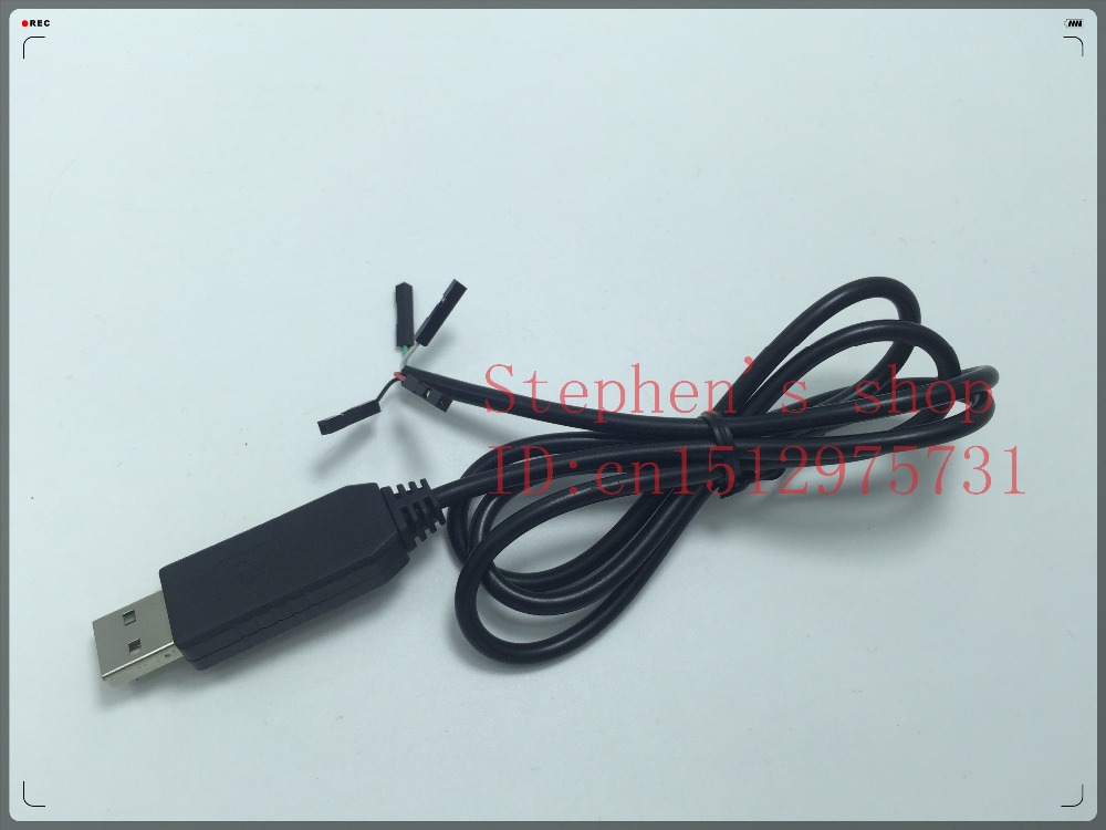 Free shipping PL2303 PL2303HX USB to UART TTL Cable module 4 pin RS232 Converter in stock Auto Converter USB to Cable Adapter