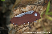 NEWEST DIREWARE Custom Titanium Bearing Flipper Knives D2 Blade Material Micarta Handle Survival Tactical Folding Knife