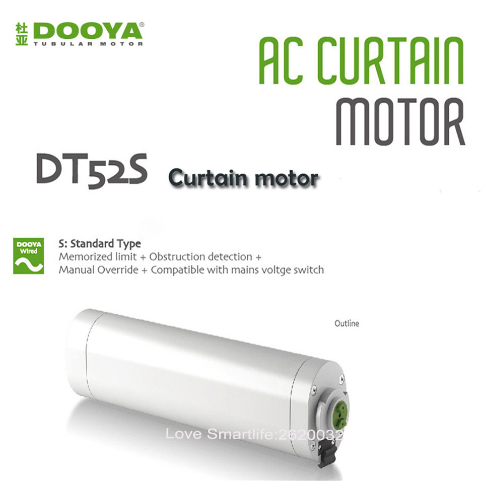 Dooya DT52S 45w cortina Motor + Tuya app cortina con wifi interruptor