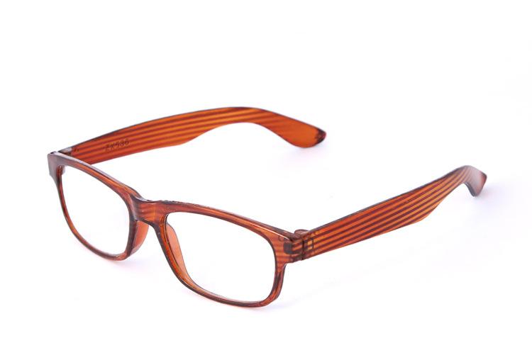 Retro Vintage Wood Design Round Oval Brown Frame Fashion ...