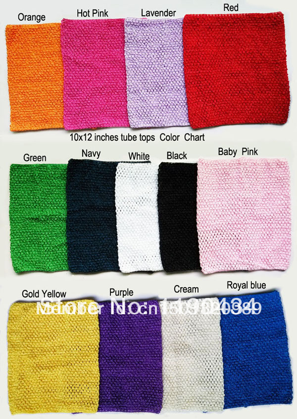 Crochet Tutu Top Size Chart