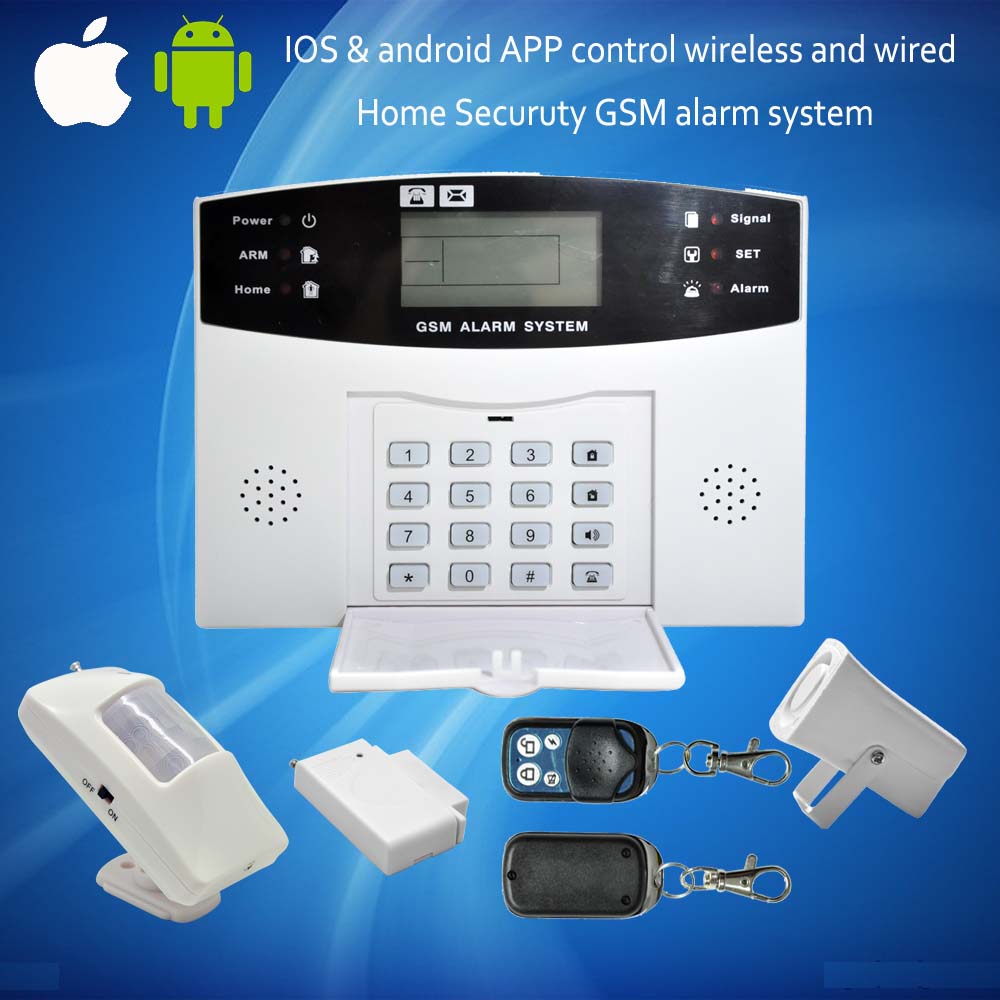 Фотография Wireless GSM Alarm System For Home security System with PIR/Door Sensor