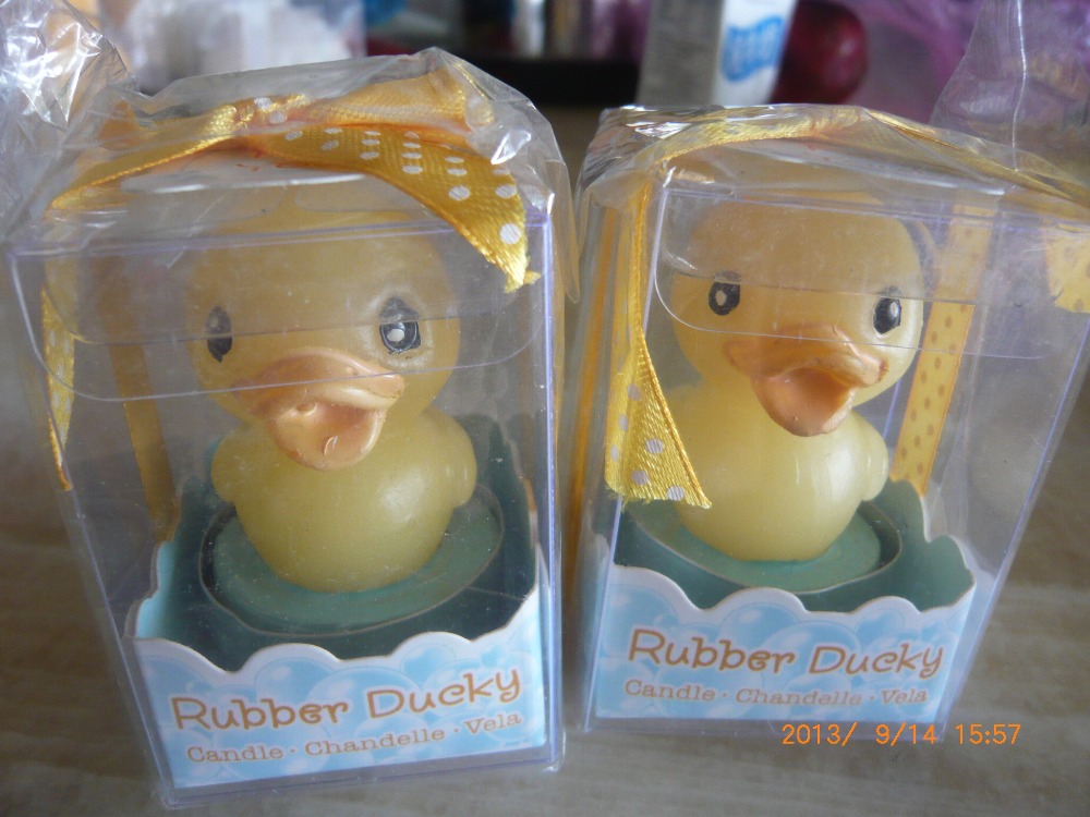 Baby Shower Party Cute Candle Rubber Duck Candle Baby Shower