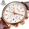 2016 Brand OCHSTIN Watch Men Chronograph Casual Sport Fashion Watches Quartz Waterproof Leather Strap Military Army