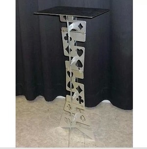 Free shipping best selling aluminium alloy folding table magic table magic props magic tricks high quality