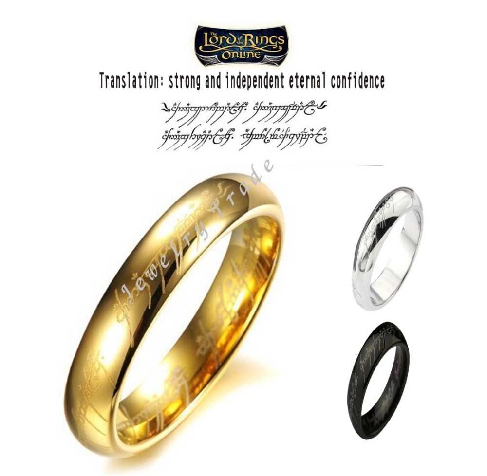 ZJ02 18k Rings titanium steel rings fashion rings of young men and women 