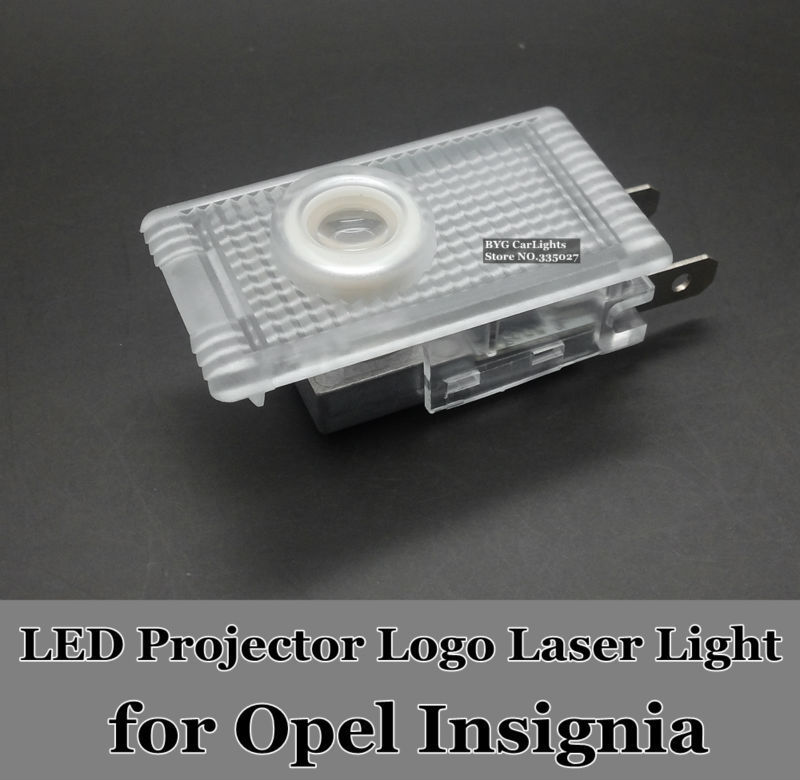 LED car door projector logo laser shadow welcome light for Opel Insignia!Wireless Plug&Play!