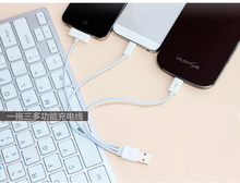 20CM Universal 3 IN 1 USB Cable USB Sync Data Charging Charger Cable for iPhone 4s