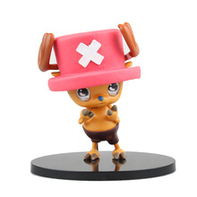 1pcs One Piece Tony Tony Chopper Q Cry Luffy New World Anime Figuarts Zero Sanji Trafalgar PVC 12CM Boxed Limit Garage Toy