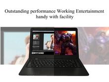ABS Hairline Computer 14 Inch 1920*1080 HD Screen Laptop with Intel Celeron Dual Core 4G&500G HDMI WIFI Windows 7 Slim Notebook
