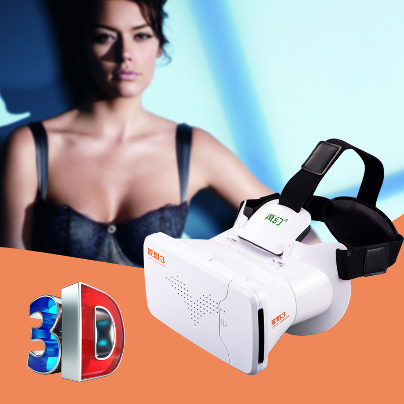 Riem 3 wearable 3D VRBOX for 3D movies virtual reality head-mounted 3D glasses f