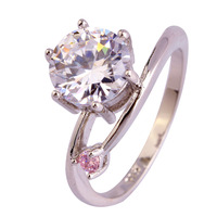 New Fashion Jewelry white topaz Junoesque 925 Silver Ring Size 6 7 8 9 10 For women Free Shipping Wholesale