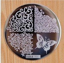 Hive Flower Pattern etc 60 Design Plate hehe 1 60 Series Nail Art Image Konad Print