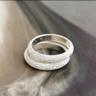 ra001 Fashion 2015 Women s Rings White Simple Atmosphere Frosted Rings For Wedding Ring In Jewelry