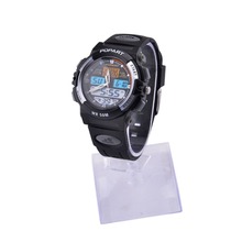ALIKE A95 Sports 50m Water Resistant Quartz Digital Wrist Watch Black Grey