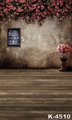5X7ft Retro Wooden Photography Backdrops Digital Muslin Fabric Printing Flowers Backgrounds For Wedding Photo 150X200cm Fond