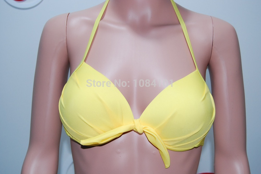 yellow+black+bikini+bow