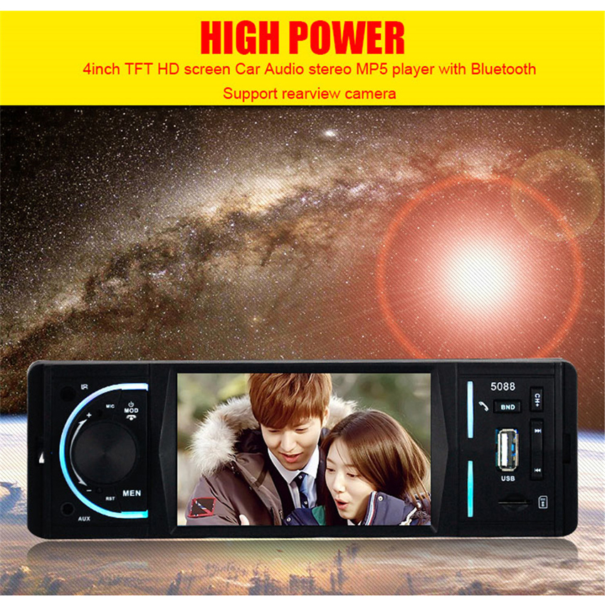 Hot sale 4.1Inch HD Screen Car Radio MP5 Player Bluetooth 12V Car Video Audio Support Rear View Camera 1 Din Size Remote Control Hot sale 4.1Inch HD Screen Car Radio MP5 Player Bluetooth 12V Car Video Audio Support Rear View Camera 1 Din Size Remote Control