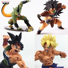 Dragon Ball Z Super Saiyan Goku Son Cell Raditz Ultimate Form Anime Combat Edition PVC Action Figure Collectible Toys #FB