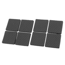 Tiempo de las compras! negro protectora muebles silla mesa del pie almohadilla cuadrada