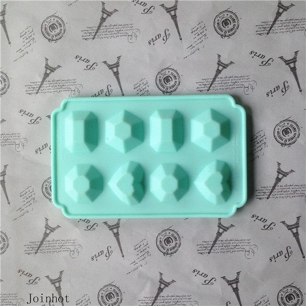 Jewel Diamond silicone chocolate mold mould ice cube tray cake decorating tools pudding jelly mold
