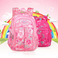 Hot Sales Fashion Flowers Korea Style Nylon Kid Backpacks Lovely Girl