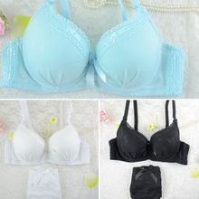 Women Sexy Bra Brief Set Lace Pendants Decor Push Up Bras Panties Sets Underwire