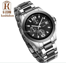 Mejor venta KSD marca de lujo de relojes de pulsera de moda casual para hombres sumergible 100m de acero y cerámica