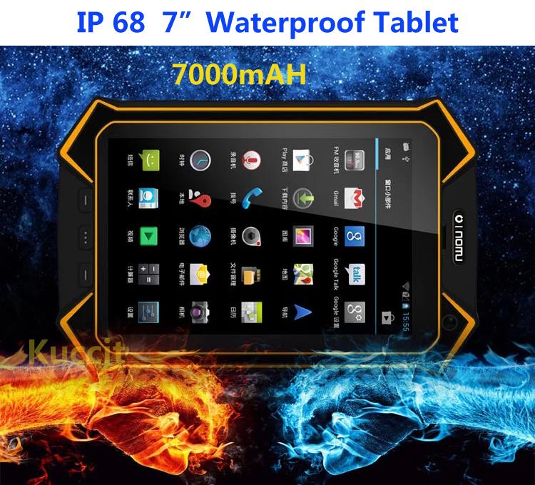 Original oinom D9 7 HD 1280x720 IP68 smartphone shockproof waterproof tablet phone PC cell phone 7000mAH