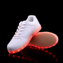 2015 Women Colorful glowing shoes with lights up led luminous shoes new simulation sole led shoes for adults neon basket led