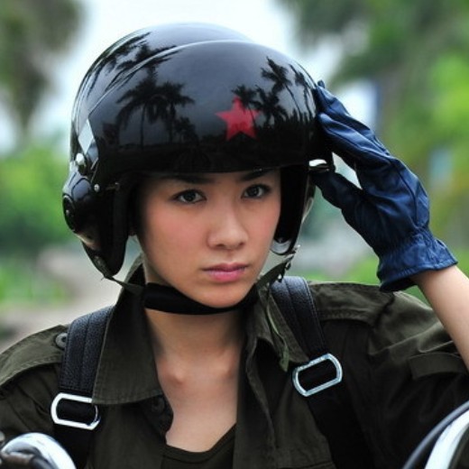 Cool TK Chinese Military Air Force Jet Pilot Open Face Motorcycle Green font b Helmet b