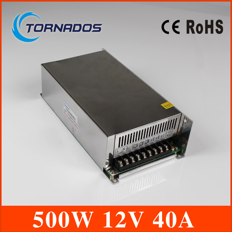 S 500 12 power supply 12v 500w Constant voltage AC to DC 12V 40A dc