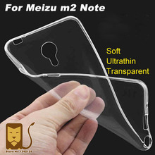 Meizu m2 Note Case Cover 0.6mm Ultrathin Transparent TPU Soft Cover Protective Case For Meizu m2 Note