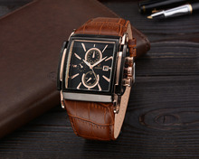 Hot Japan Mov Military Sport Watch Badace Men Quartz Watches with Arch Clocks Dial Leather Strap Watch For Men Free Shipping